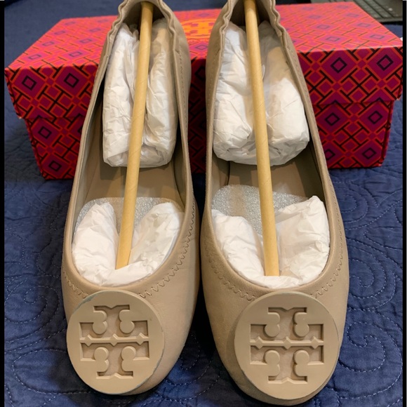 tory burch minnie flats french gray